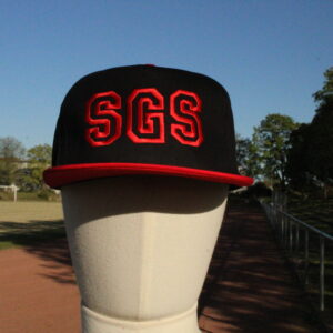 Basecap schwarz/rot